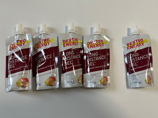 Dextro energy Long distance gel 4+1 gratis mango