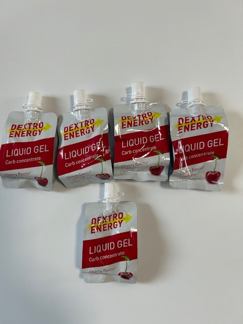 Dextro energy Liquid gel s kofeinem višeň 4+1 gratis