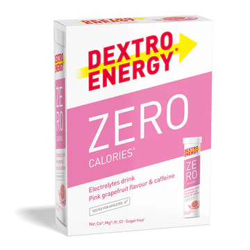 DEXTRO ENERGY  Zero calories + kofein