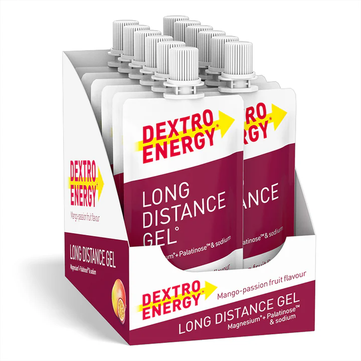 DEXTRO ENERGY - LONG DISTANCE GEL výhodné balení 6ks lesní ovoce+6ks. mango 12ks